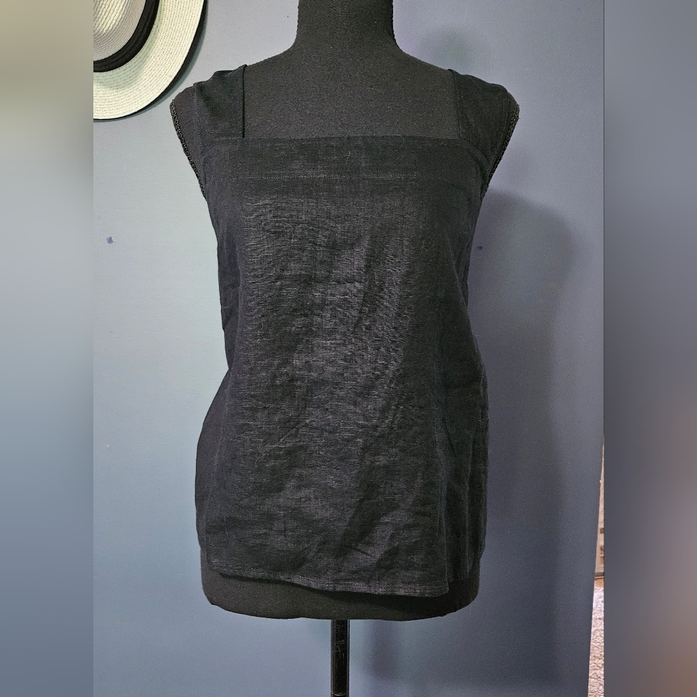 NWT Madewell linen cross back tank top plus size 16W